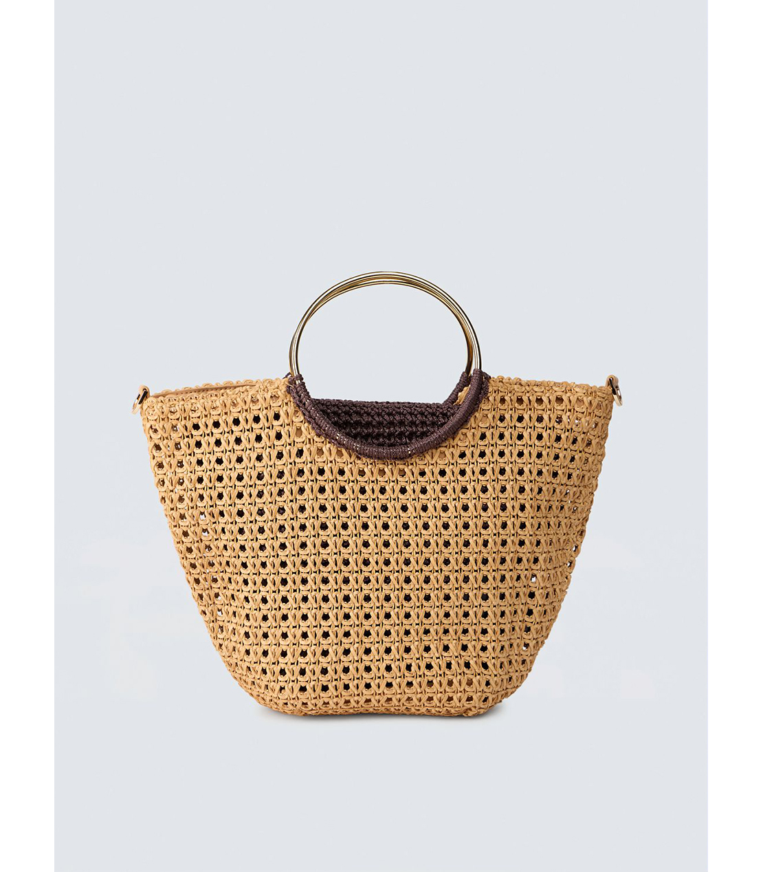 PUラフィアセットバッグ 詳細画像 ナチュラル 2